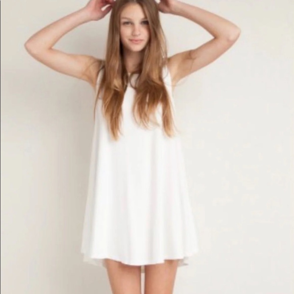 Brandy Melville White Swing Dress
